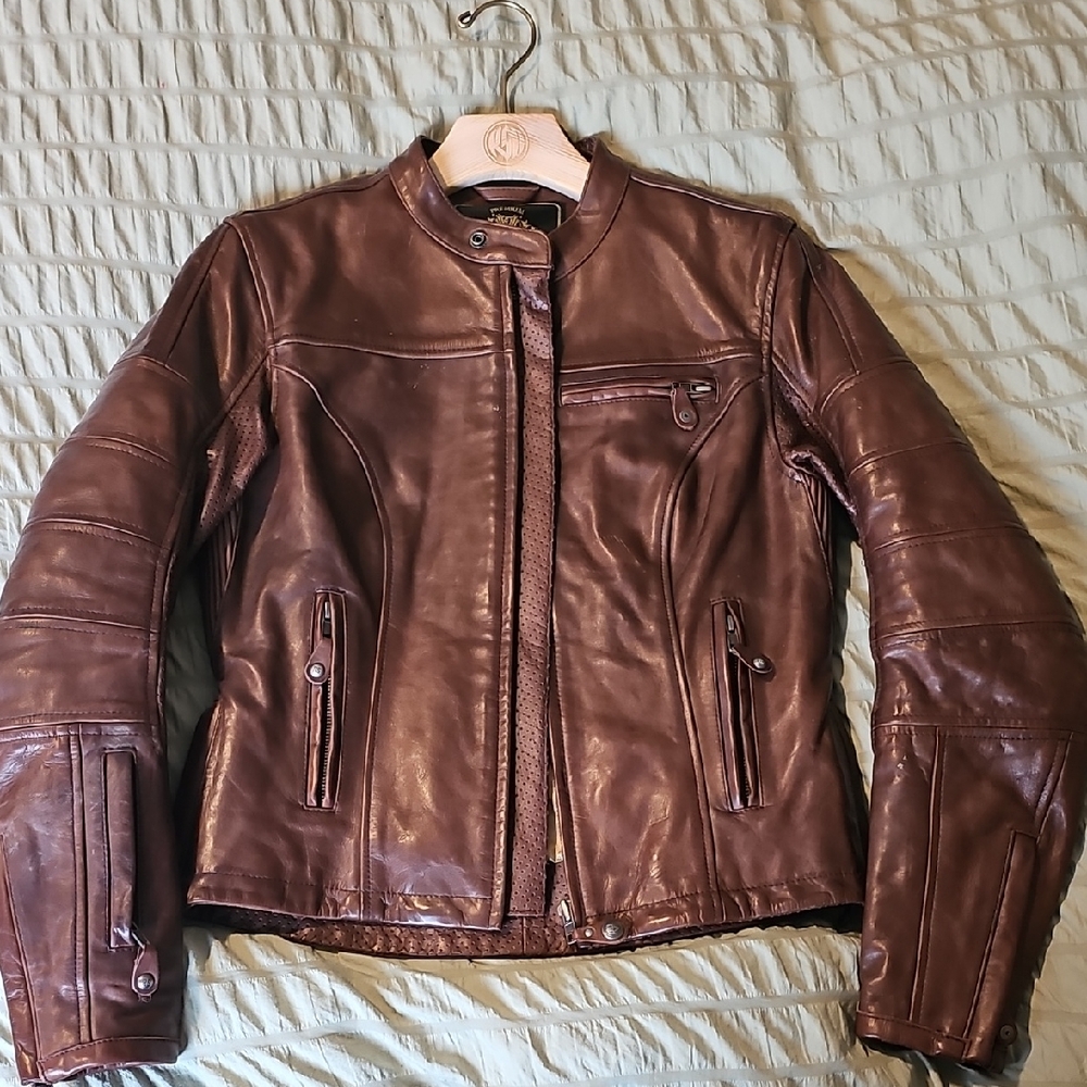 Rich Brown Leather Jacket